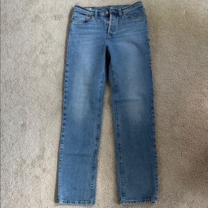 Levi's Blue 501 Boot Cut Jeans
